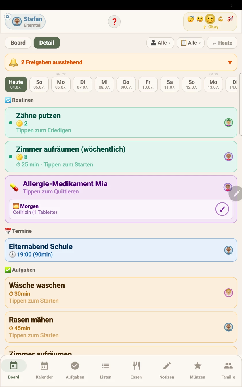 ClaaroPlan Familienkalender