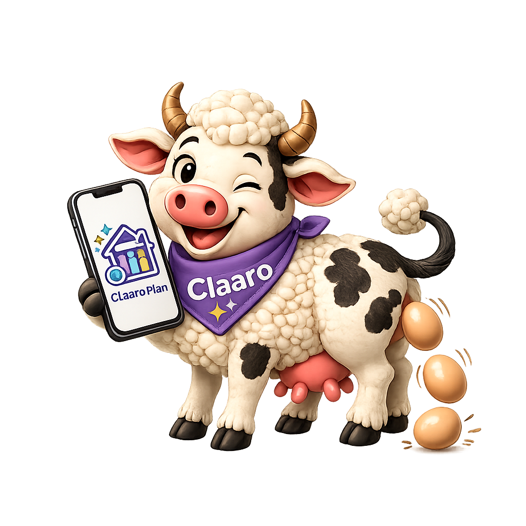 Claaro, das ClaaroPlan Maskottchen
